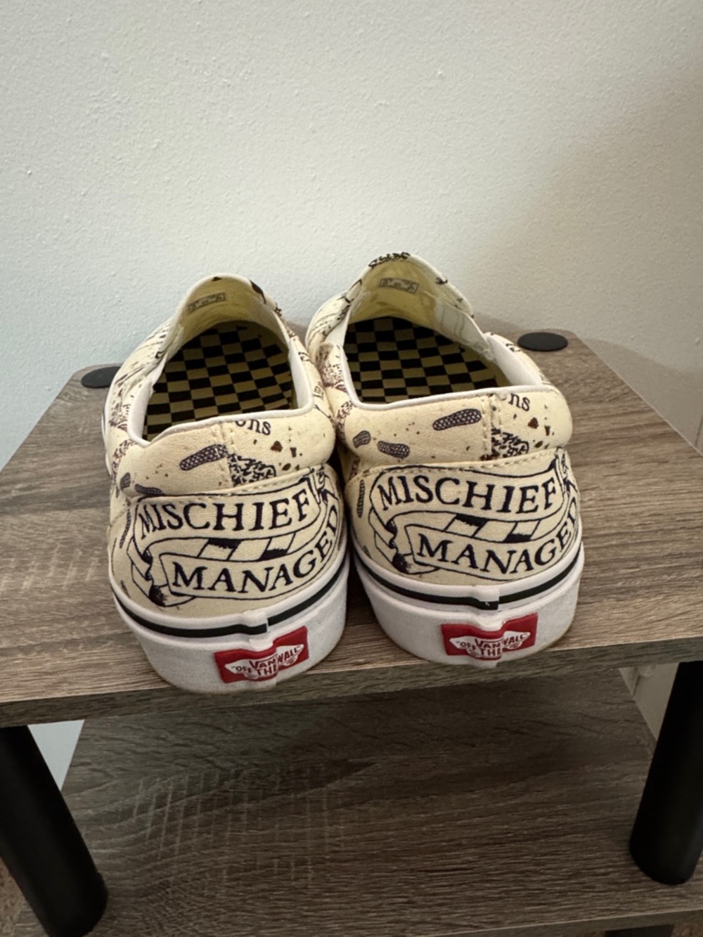 Vans x Harry Potter Marauder's Map Classic Slip-On US Men 10.5 - Picture 2 of 9